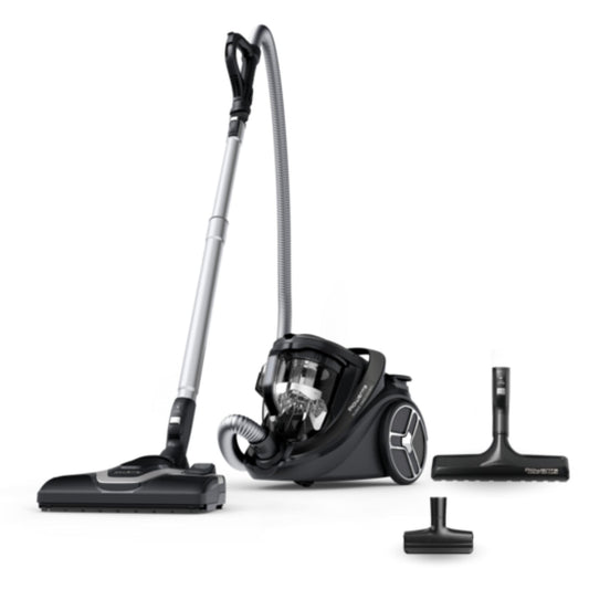 Zyvac Leiser Beutelloser Bodenstaubsauger 59 dB – EffiTech Motor, HEPA-Filter, Niedriger Energieverbrauch, Großer Aktionsradius