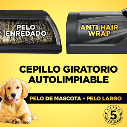 Zyvac Kabelloser Akku-Staubsauger – 50 Min Laufzeit, FloorDetect Technologie, Anti-Verhedderungs-Bürste, Antiallergen-System, XL-Behälter, Handfunktion, Leicht, Blau