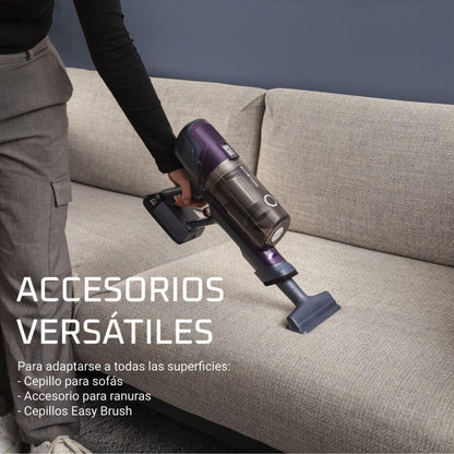 Zyvac Kabelloser Akku-Staubsauger 3-in-1 – Lithium-Akku, 2 Leistungsstufen, Boost-Trigger, Leichtes Design, Violett